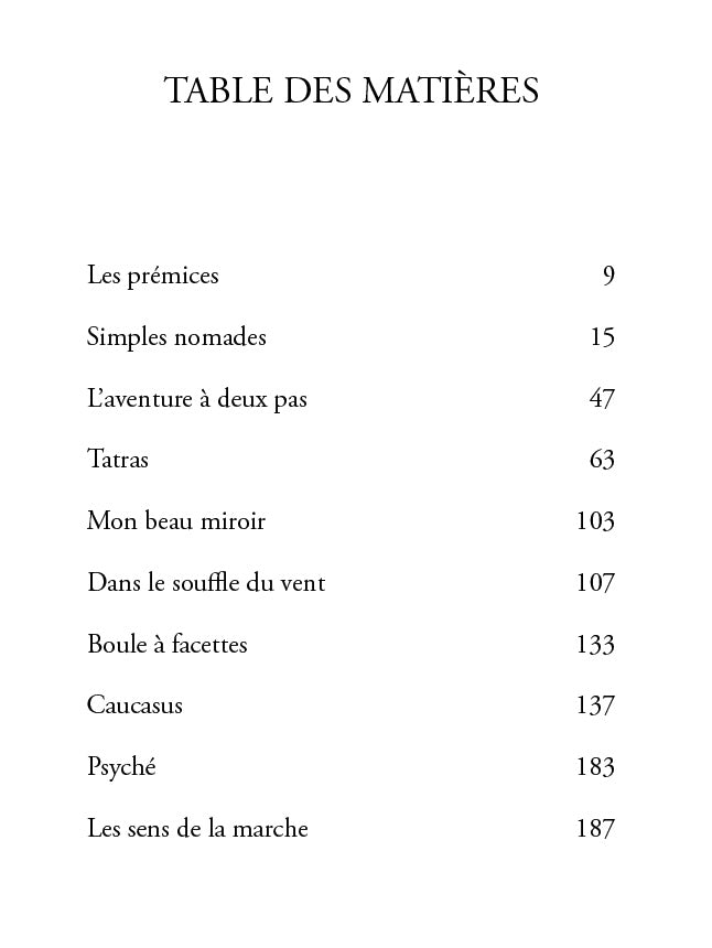 L'Essence de la Marche