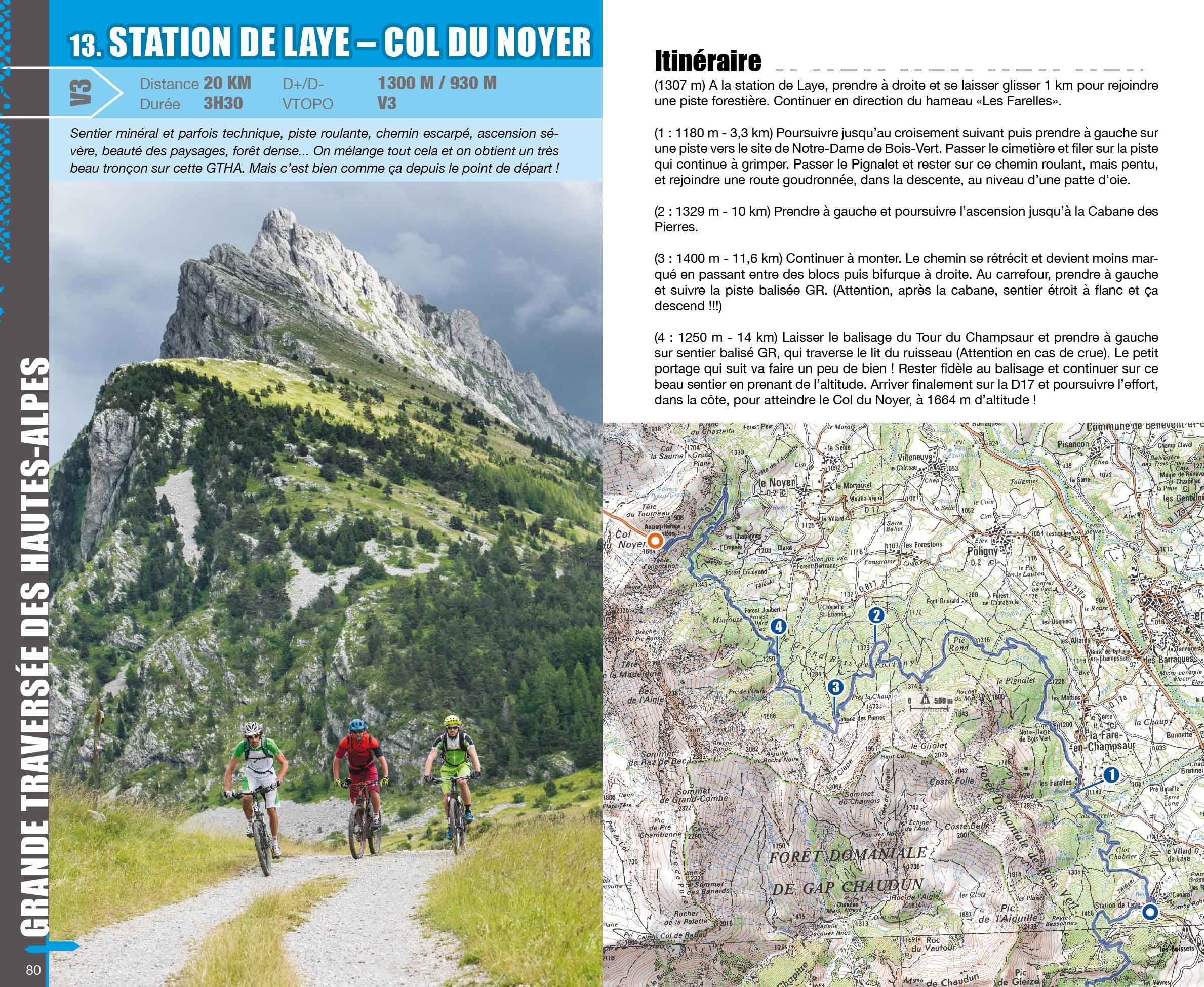 VTOPO VTT Itinérance Grande Traversée des Hautes-Alpes