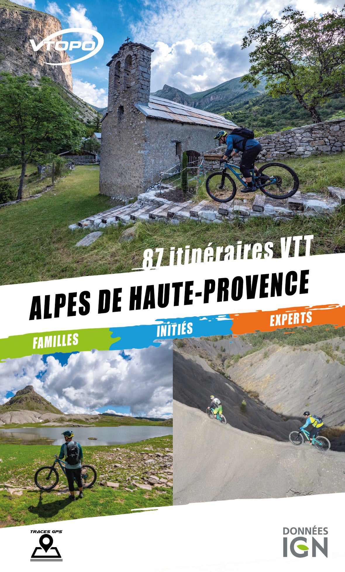 VTOPO mountain biking Alpes de Haute-Provence - 3rd edition