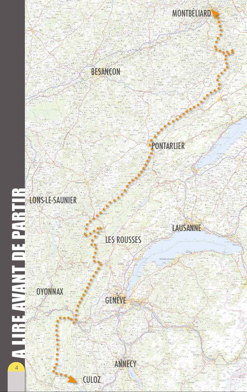 VTOPO Cyclo La Grande Traversée du Jura à vélo