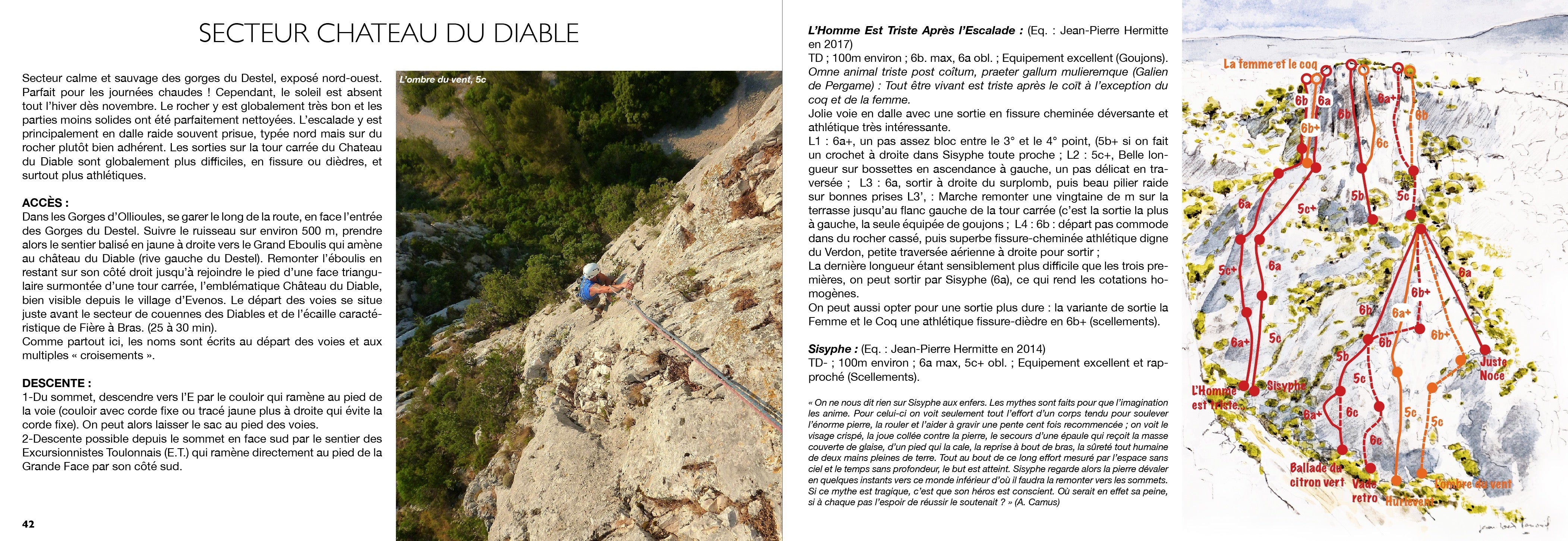 VTOPO Roc Le Destel Climbing