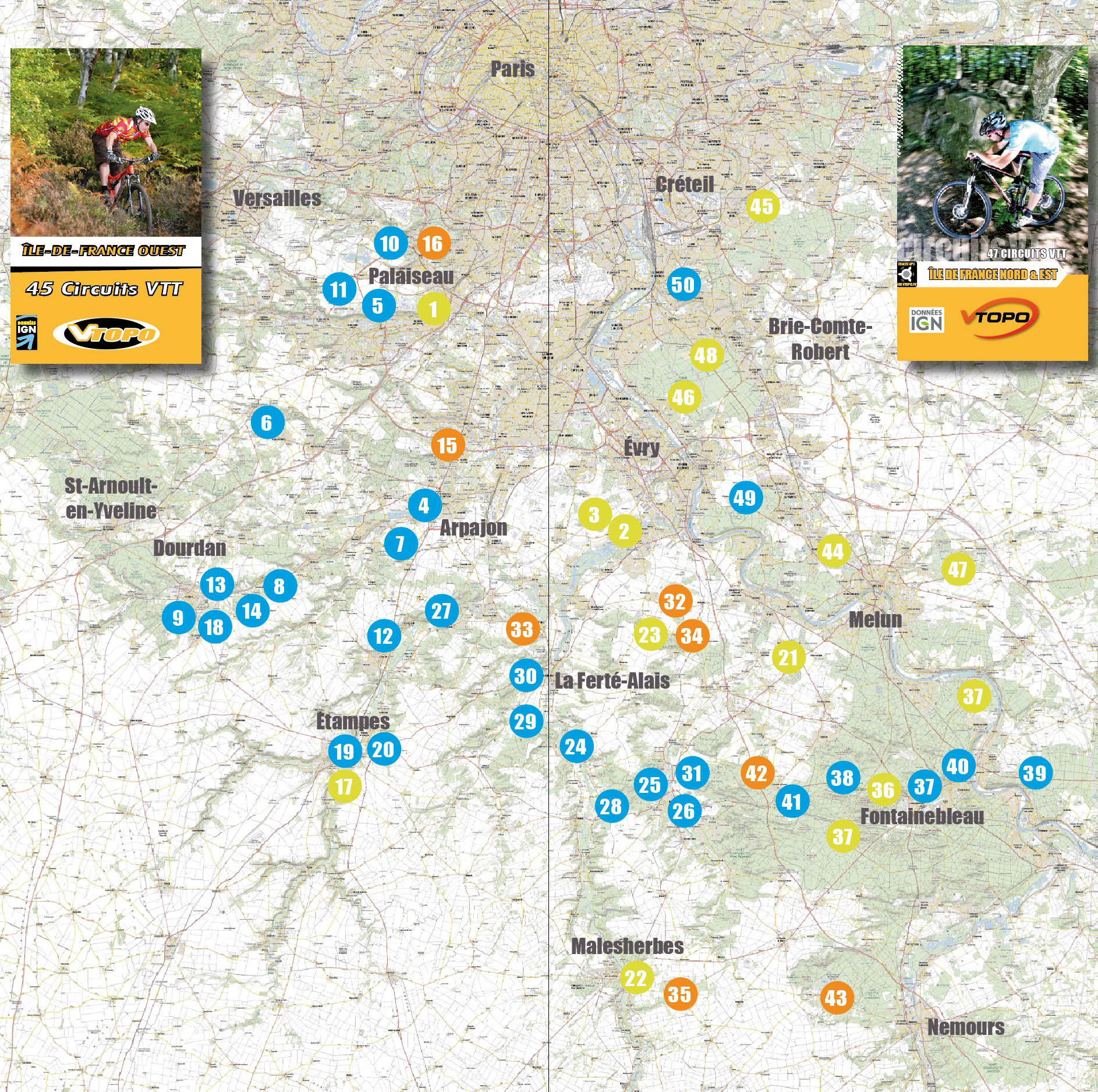 VTOPO MTB Ile-de-France SOUTH - 2nd edition