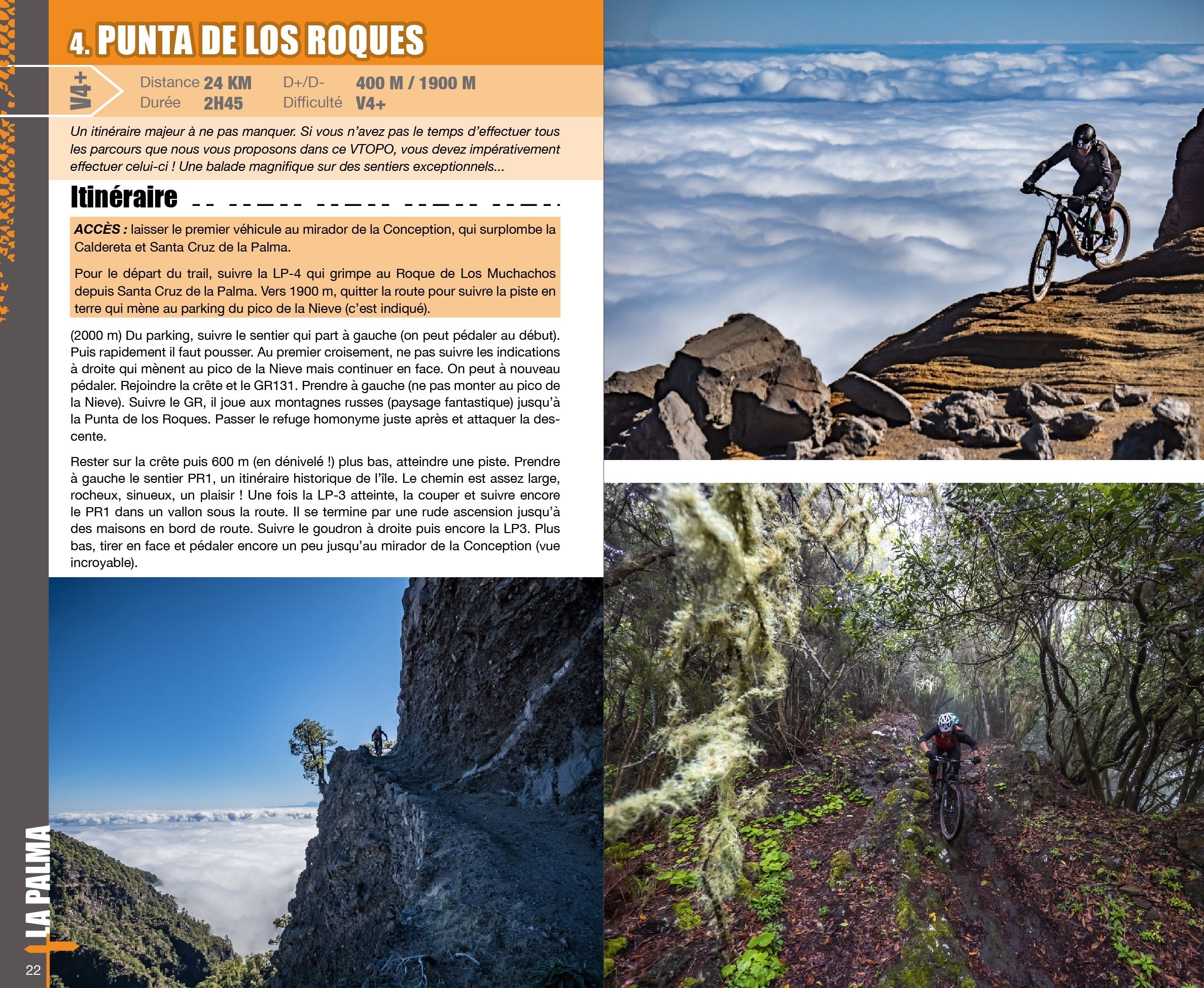 VTOPO VTT Trip La Palma Les Canaries - Livre Numérique