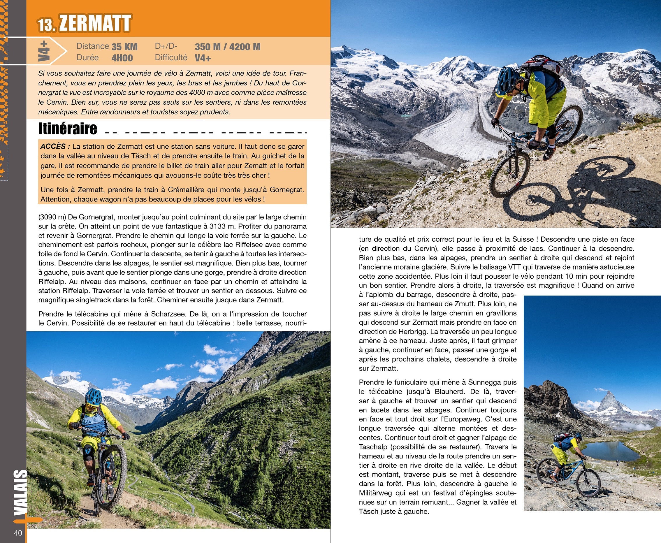 VTOPO VTT Trip Suisse Valais - Livre Numérique